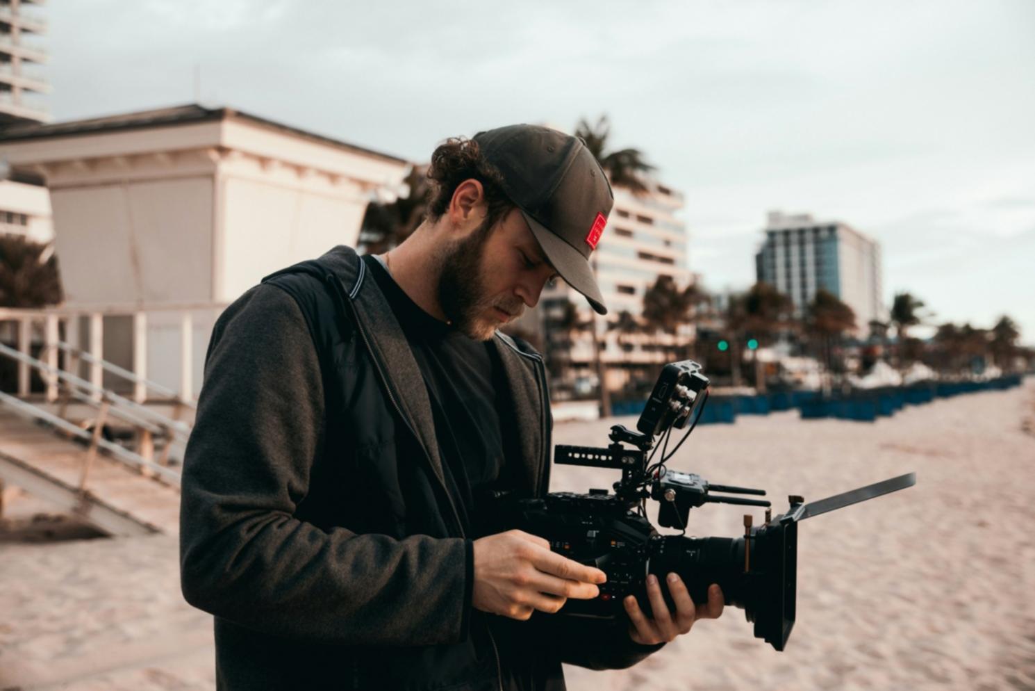 Kreative Videobearbeitung Studio Umgebung